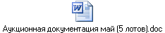 Аукционная документация май (5 лотов).doc